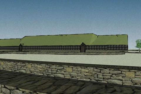 The longhouse will be the centrepiece of the village, and will feature exhibitions and a restaurant.