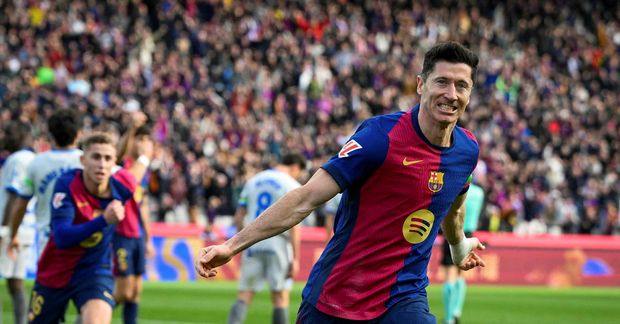 Robert Lewandowski verður frá keppni næstuj vikur.