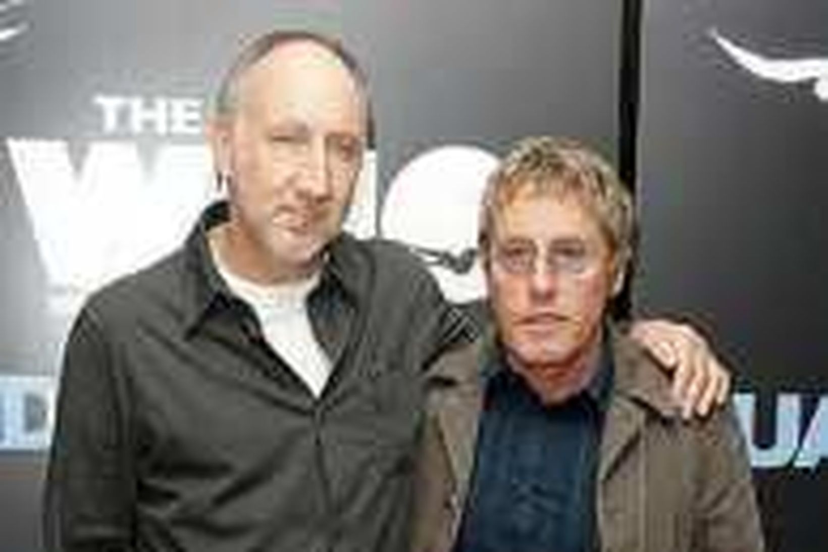 Félagarnir Pete Townshend og Roger Daltrey í The Who.