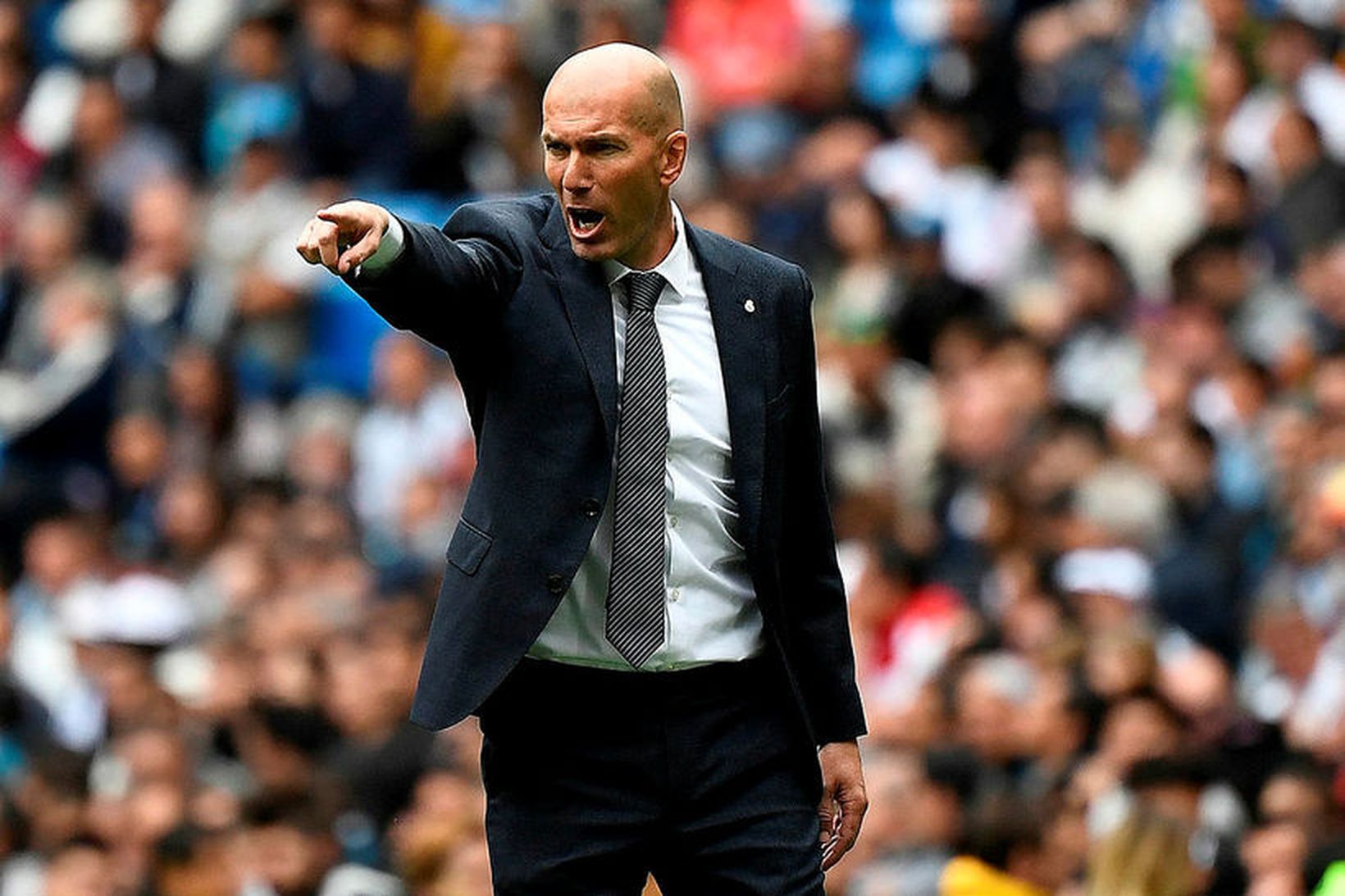 Zinedine Zidane þjálfari Real Madrid.