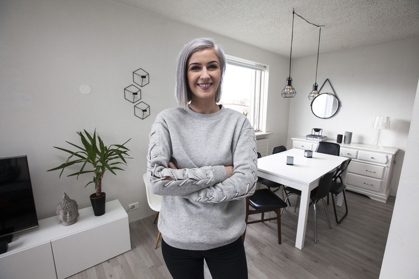 Sandra Smára opnaði heimili sitt fyrir Heimilis- og hönnunarblaði Morgunblaðsins …