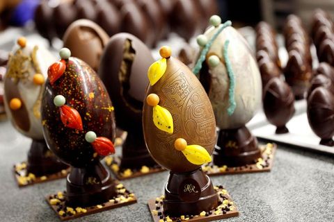 Chocolatier Hafliði Ragnarsson creates deluxe Easter eggs.