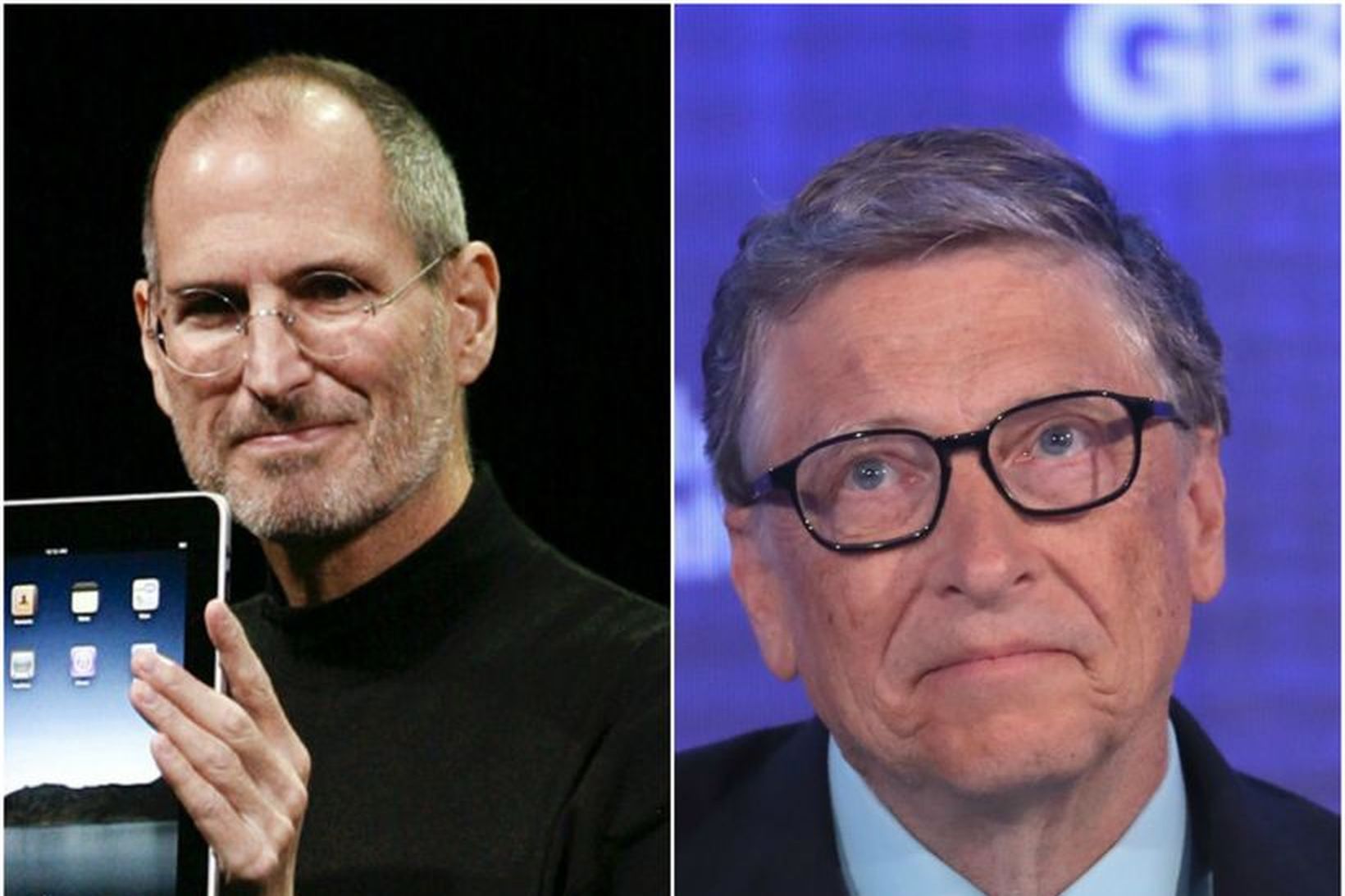 Þeir Steve Jobs og Bill Gates pössuðu upp á að …