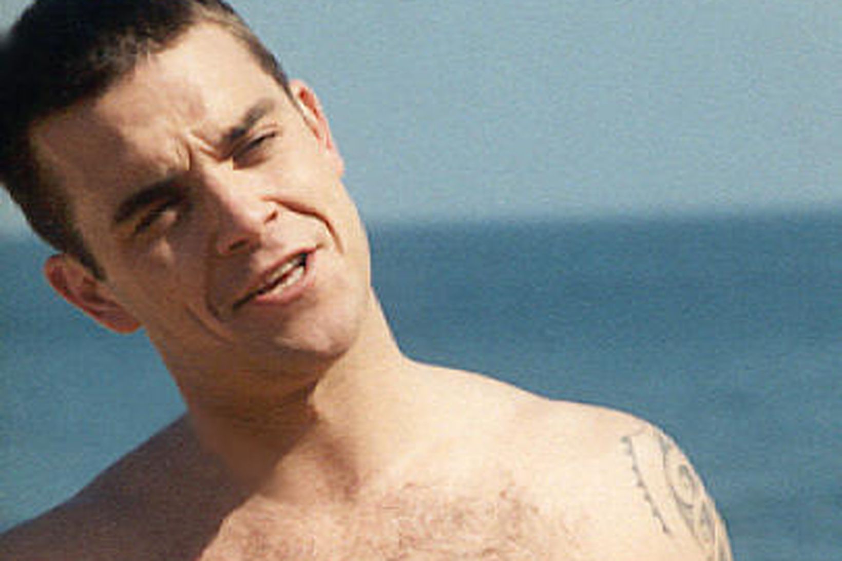 Robbie Williams í auglýsingu gegn eistnakrabbameini.