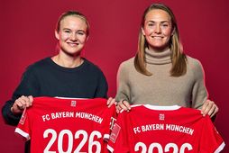 Unnusturnar Pernille Harder og Magdalena Eriksson leika báðar með Bayern München.