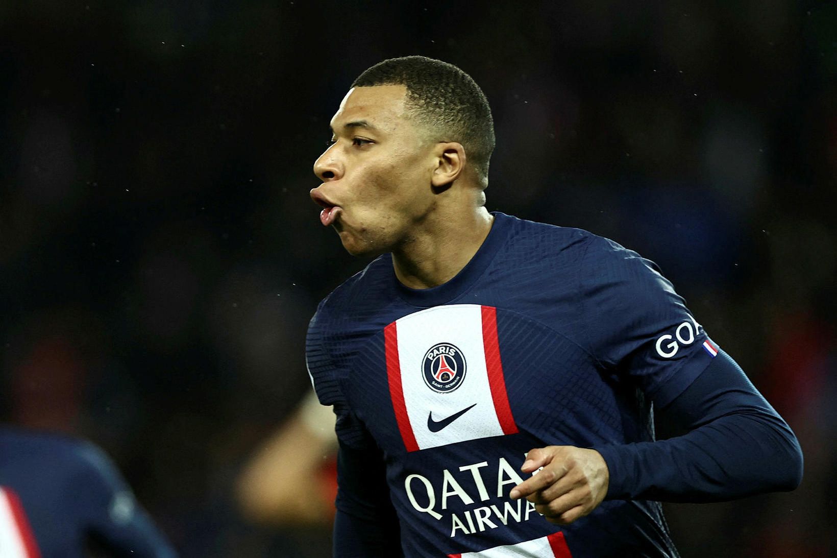 Kylian Mbappé skoraði eitt mark og lagði upp annað fyrir …