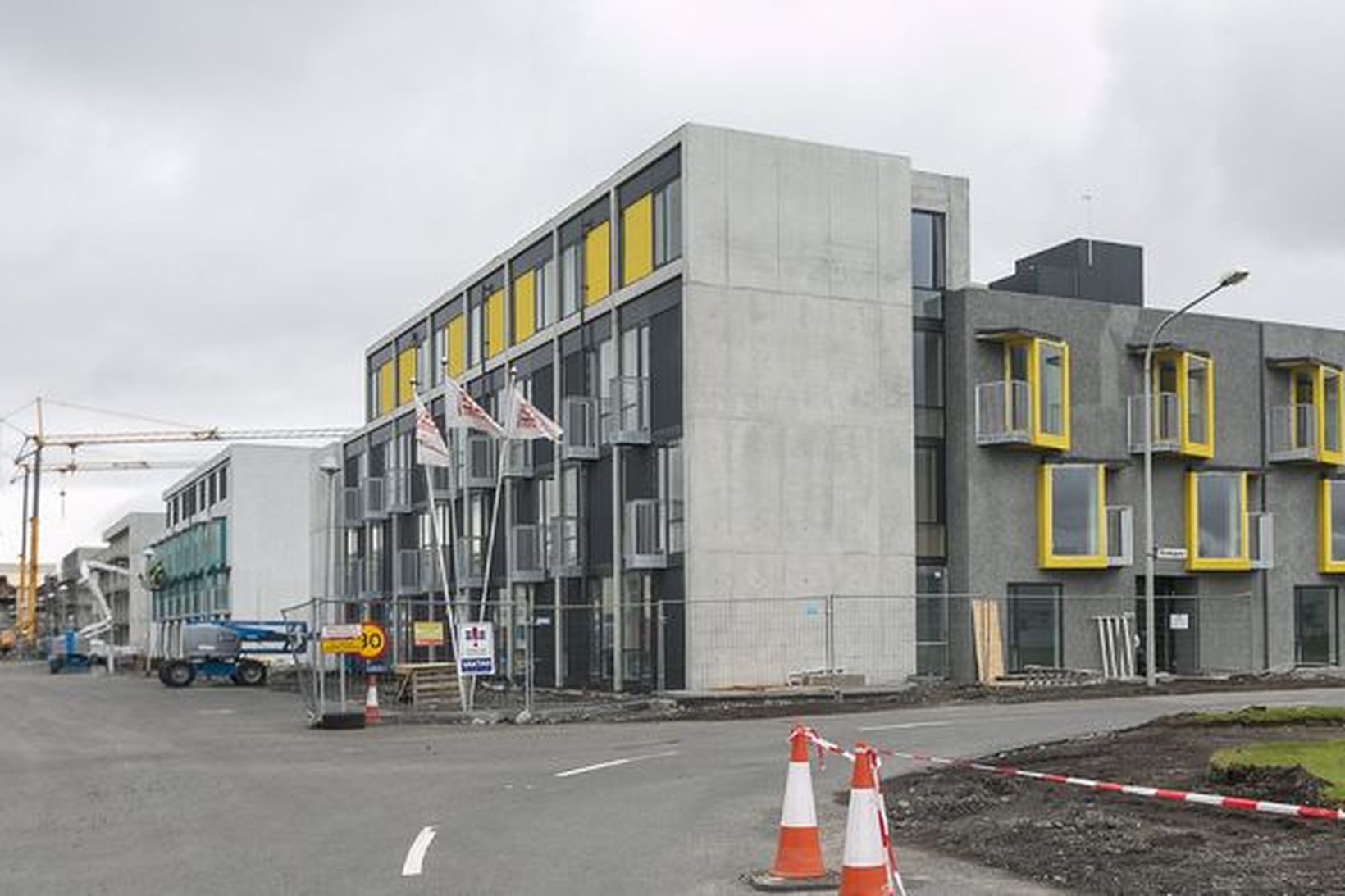 Brunakerfi stúdentagarða í gang við sturtuferðir