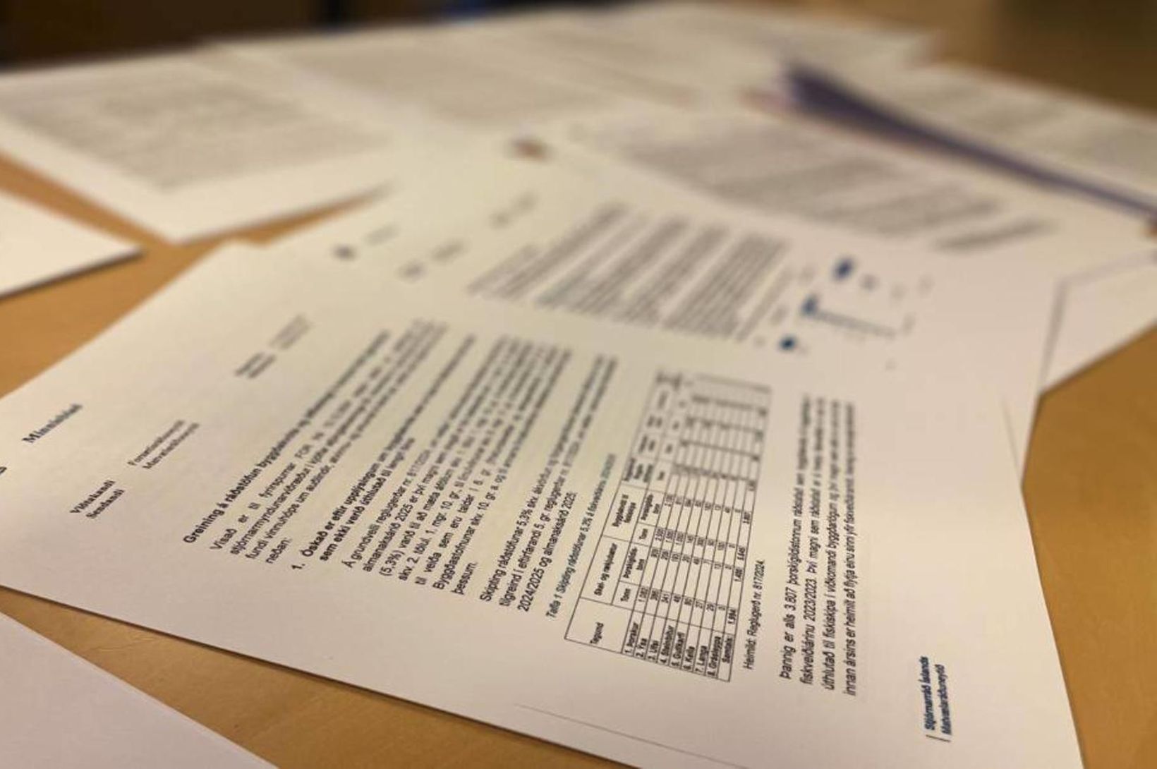 Minnisblöðin öll breyttu engu