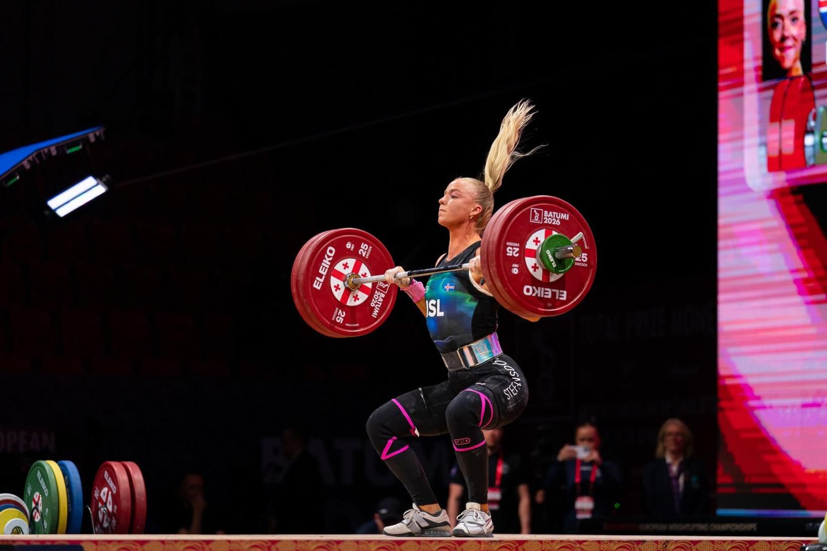 Guðný setti þrjú Íslandsmet á EM