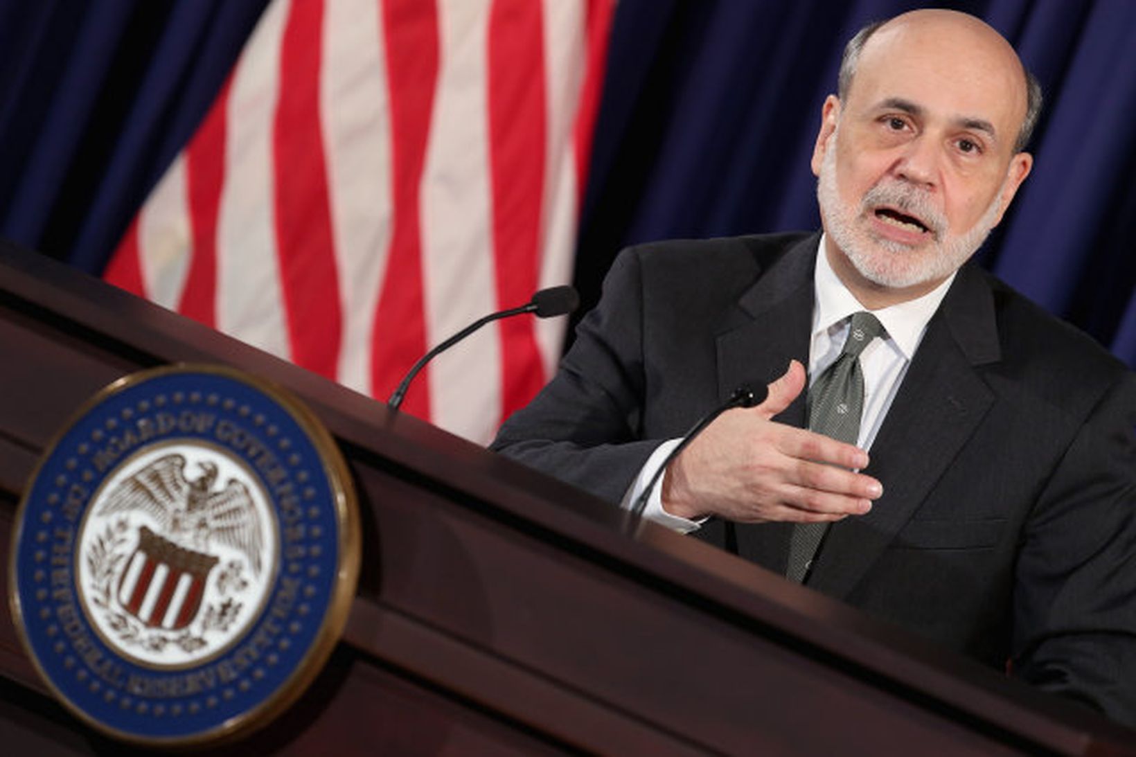 Ben Bernanke, fyrrverandi bankastjóri Seðlabanka Bandaríkjanna.
