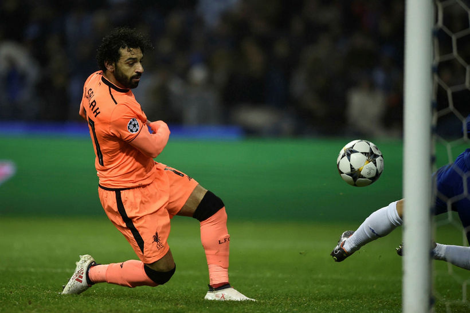 Mohamed Salah skoraði glæsilegt mark í vikunni gegn Porto í …