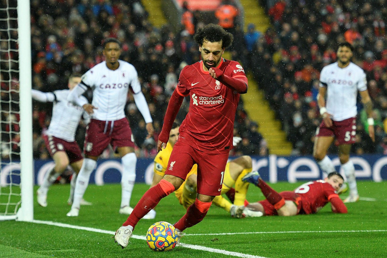 Mohamed Salah hefur skorað 22 mörk á tímabilinu.