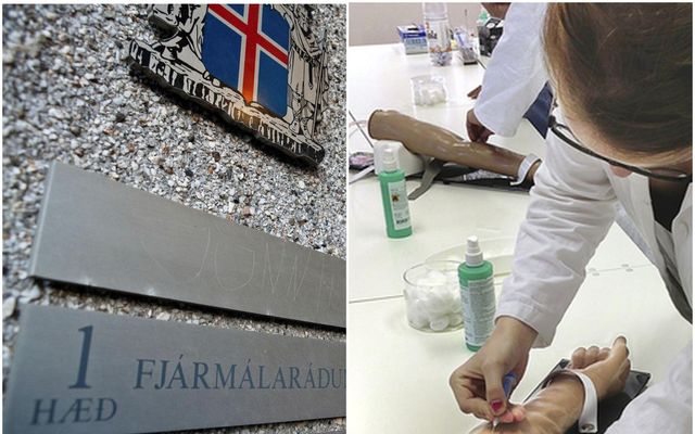 „Þar sem læknanemar áttu ekki rétt á þessum viðbótargreiðslum þurfti að breyta hlutfalli til að …