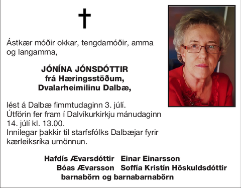 Jónína Jónsdóttir