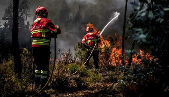 Hitabylgja og skógareldar á Íberíuskaganum