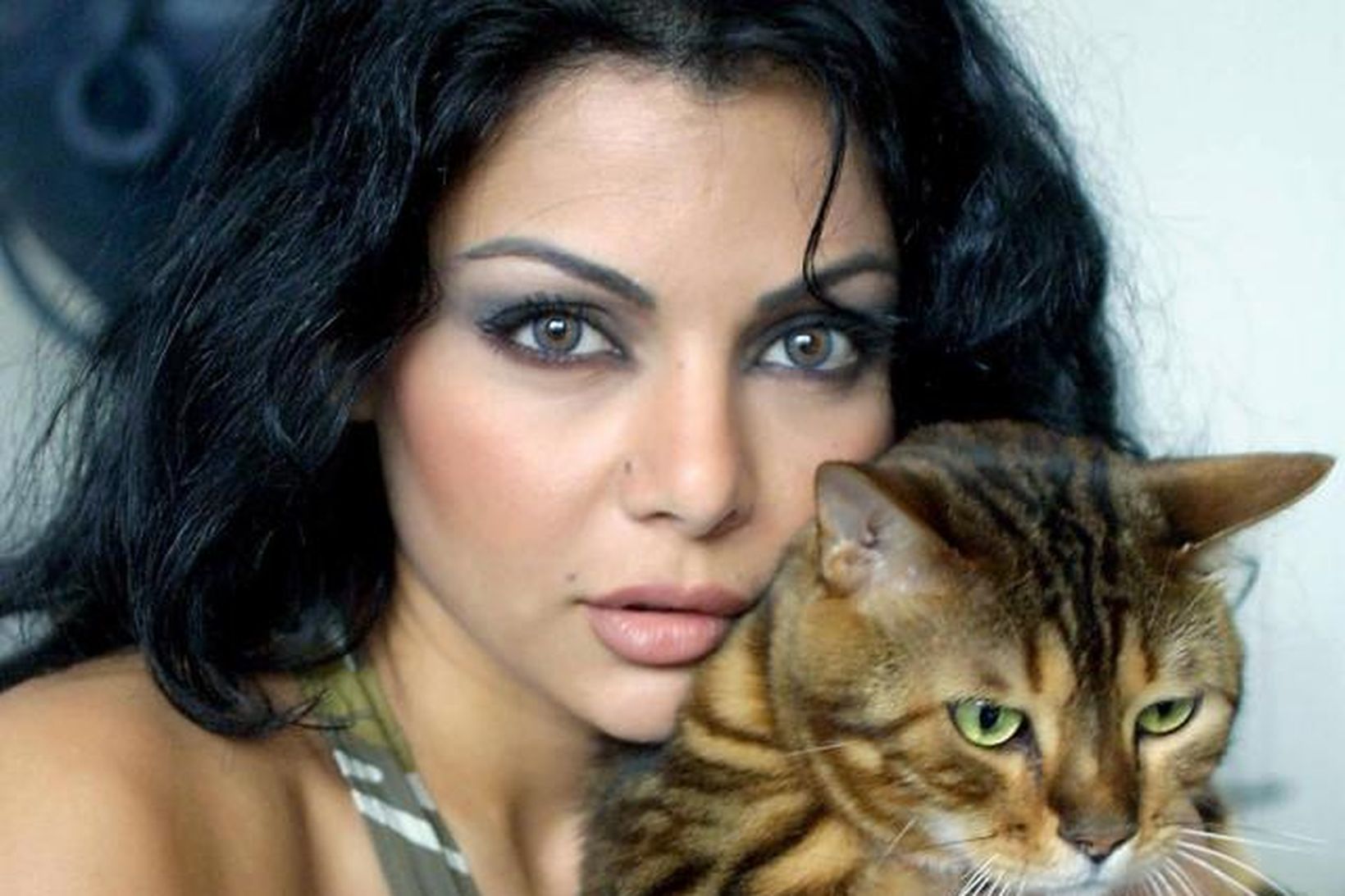 Haifa Wehbe sem er fræg og vinsæl um öll Miðausturlönd.