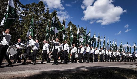 Norrænir nasistar fjölmenntu