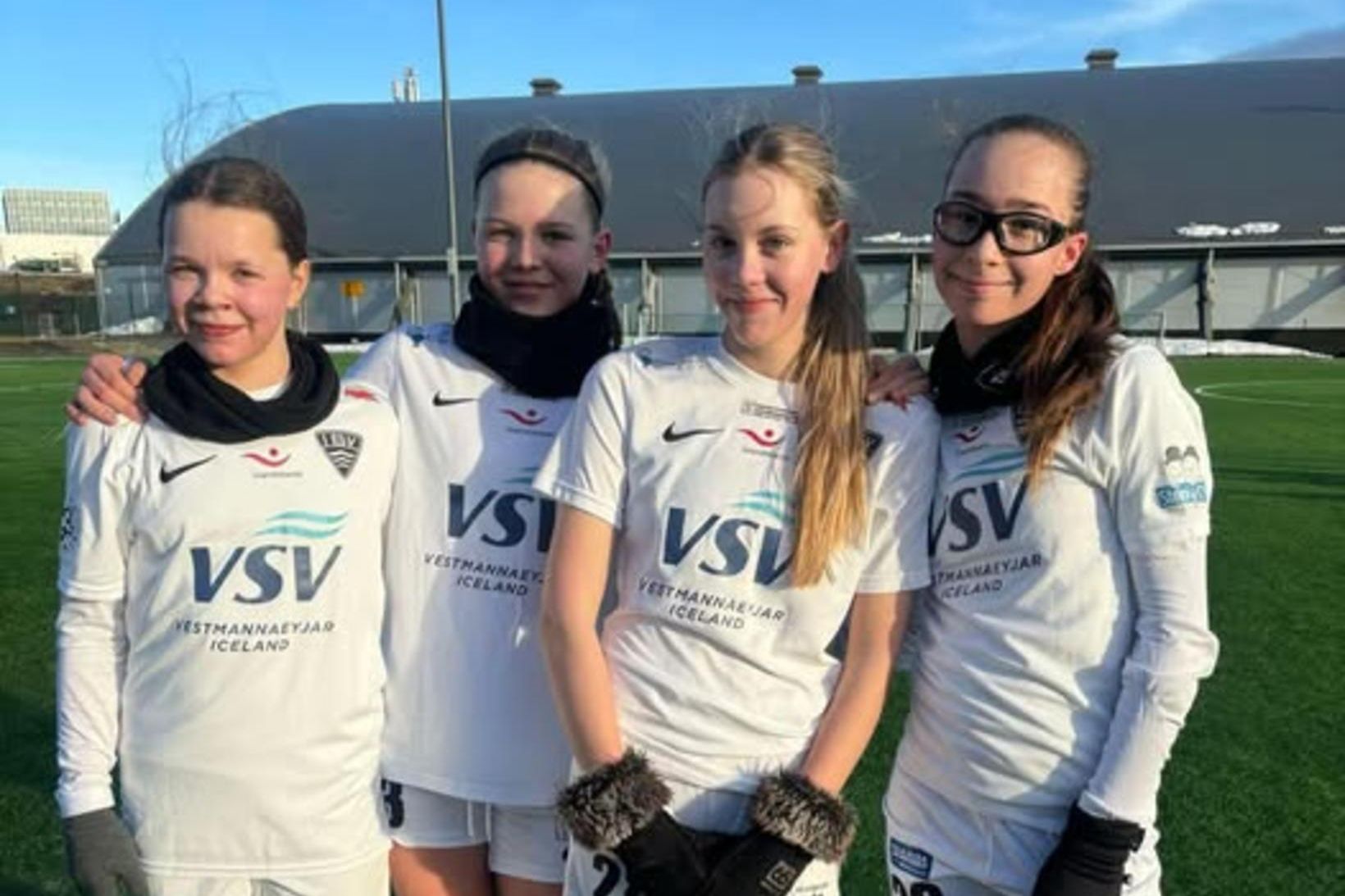 Erla Hrönn Unnarsdóttir, Margrét Mjöll Ingadóttir, Díana Jónsdóttir og Milena …
