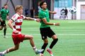 Kórinn Birnir Breki Burknason úr HK eltir Amir Cosic í Kórnum í gær.
