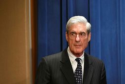 Robert Mueller, sérstakur saksóknari FBI, ber vitni hjá dómsmála- og njósnanefnd fulltrúadeildar Bandaríkjaþings í dag.