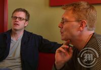 Jón Gnarr og Þorsteinn Guðmundsson