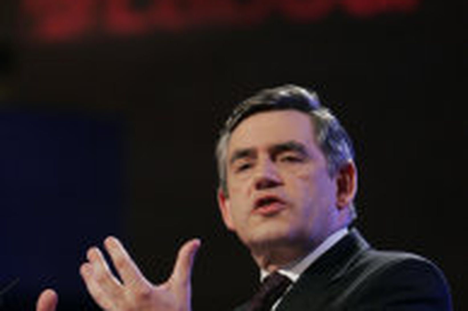 Gordon Brown.