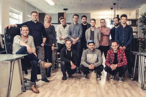 The team at Icelandic production company Tjarnargatan.