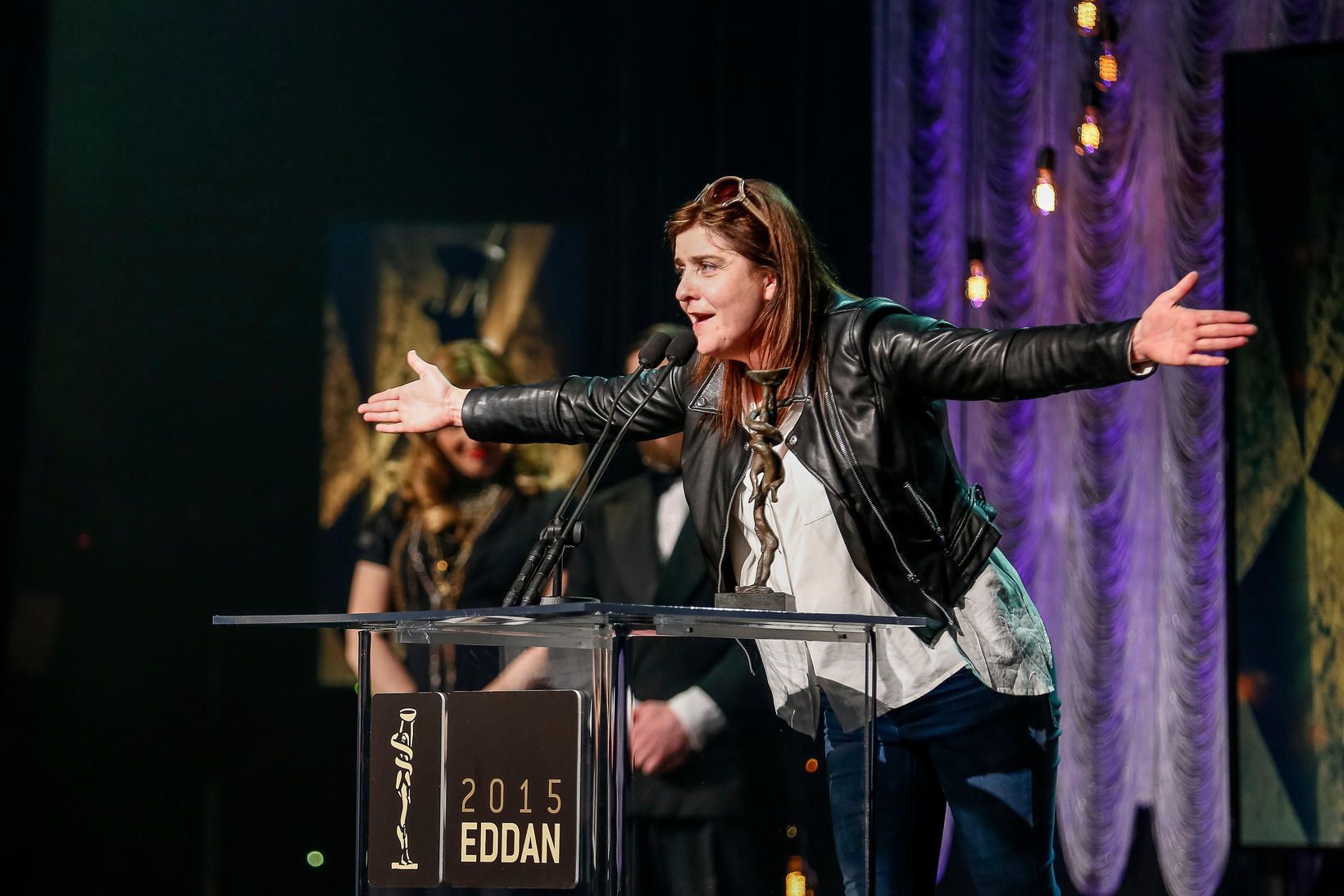 Sigurbjörg Jónsdóttir fékk Edduverðlaunin 2015 sem klippari ársins fyrir klippinguna …