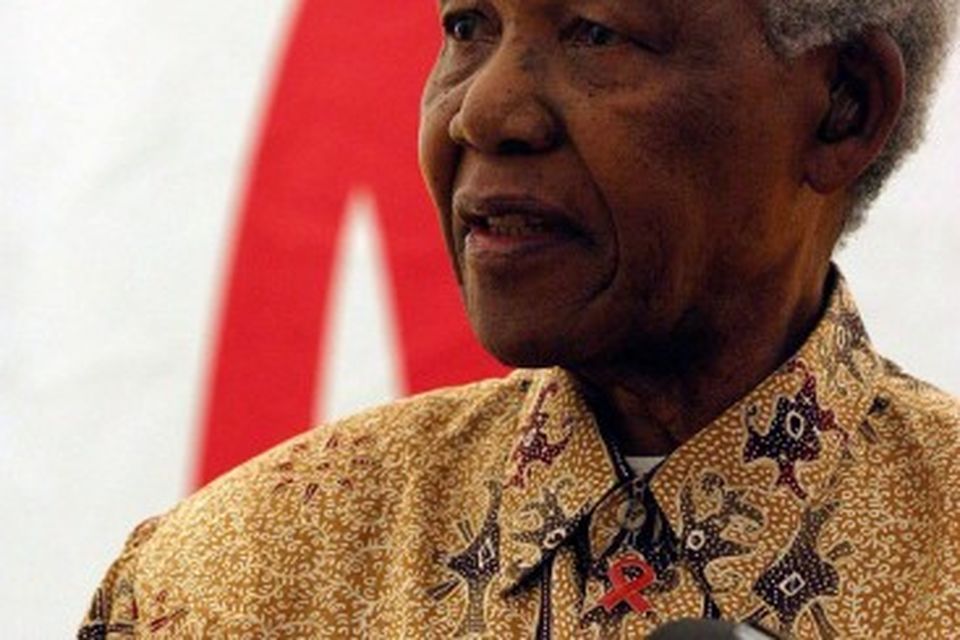 Mandela lagði baráttunni gegn HIV lið.