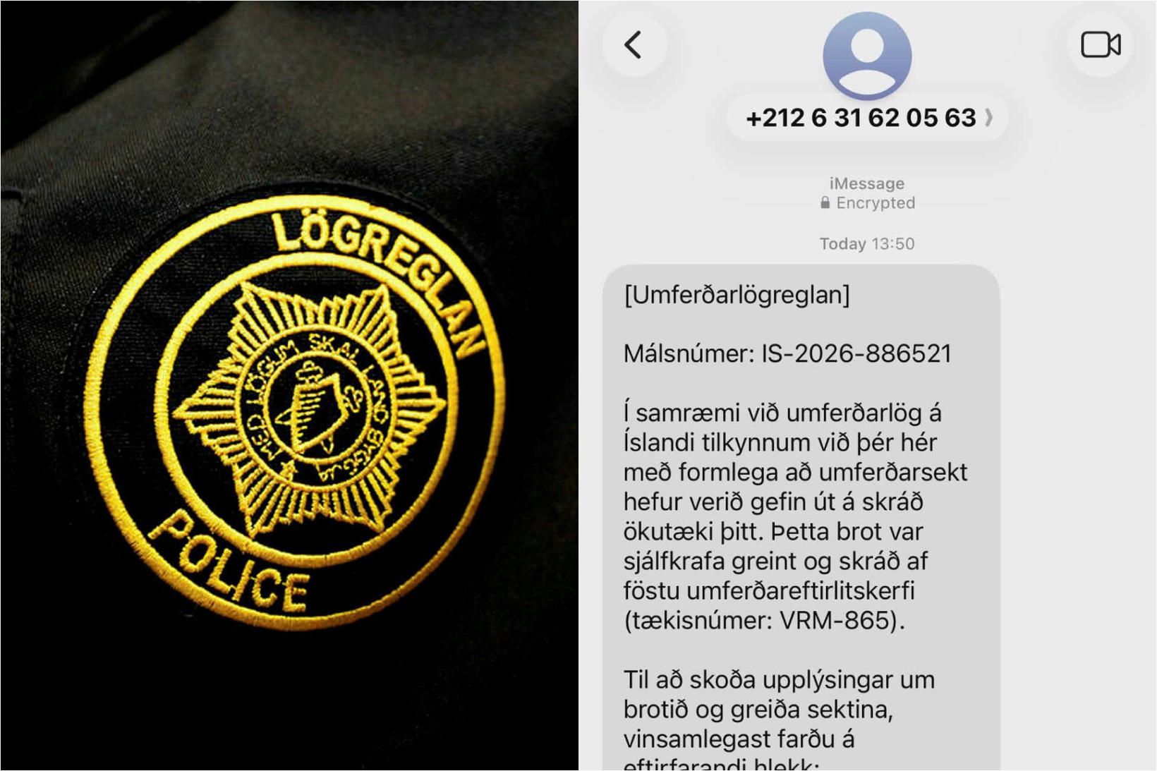 Vara við smáskilaboðum: Ekki ýta á hlekkinn
