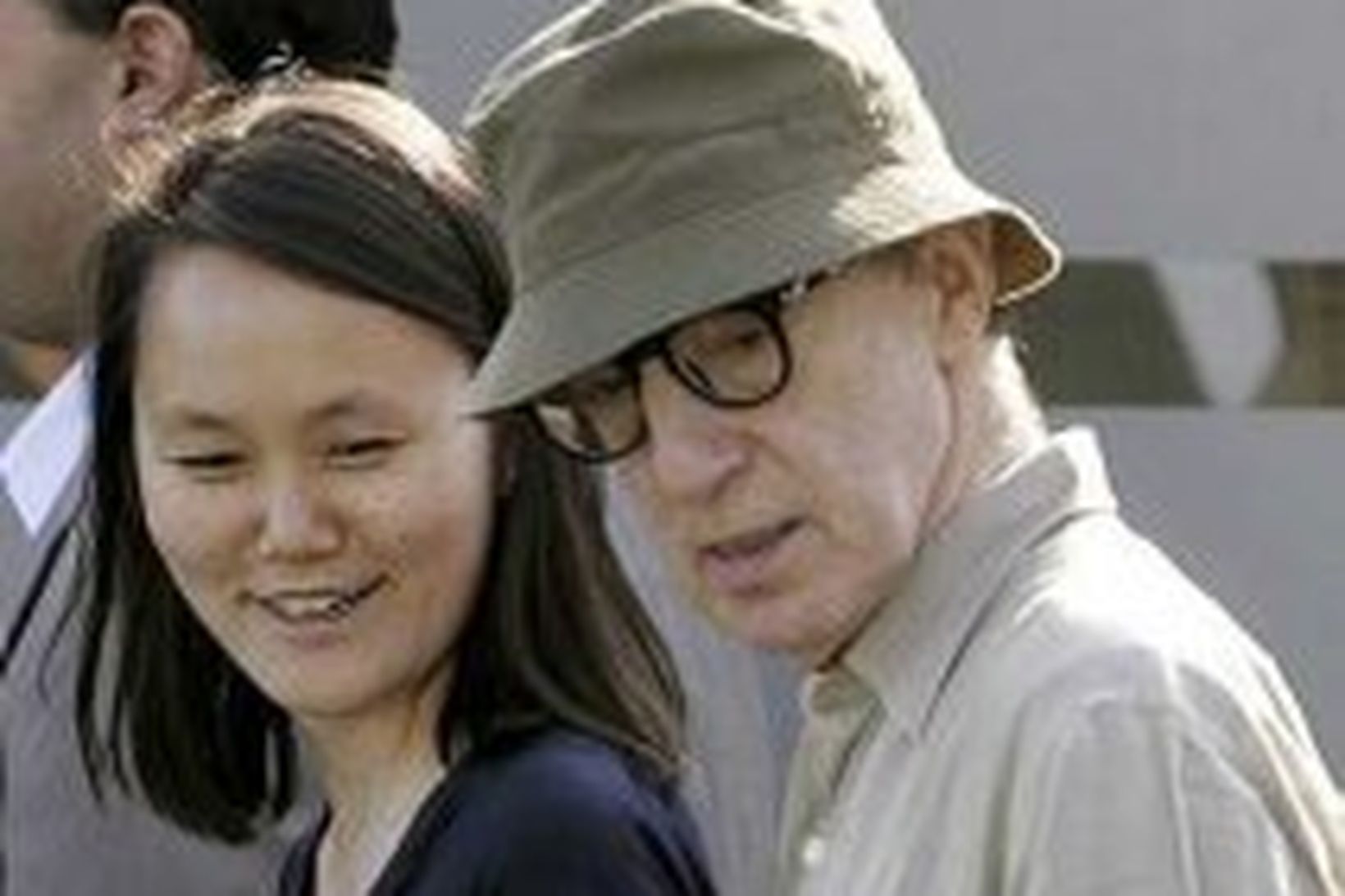 Woody Allen með eiginkonu sinni Soon-Yi Previn
