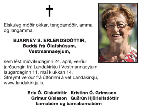 Bjarney S. Erlendsdóttir,