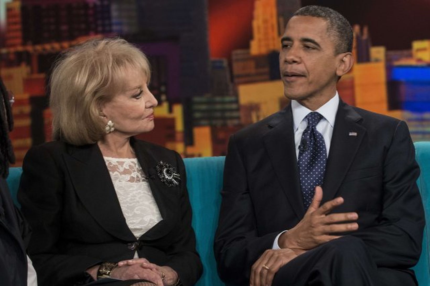 Barbara Walters og Barack Obama