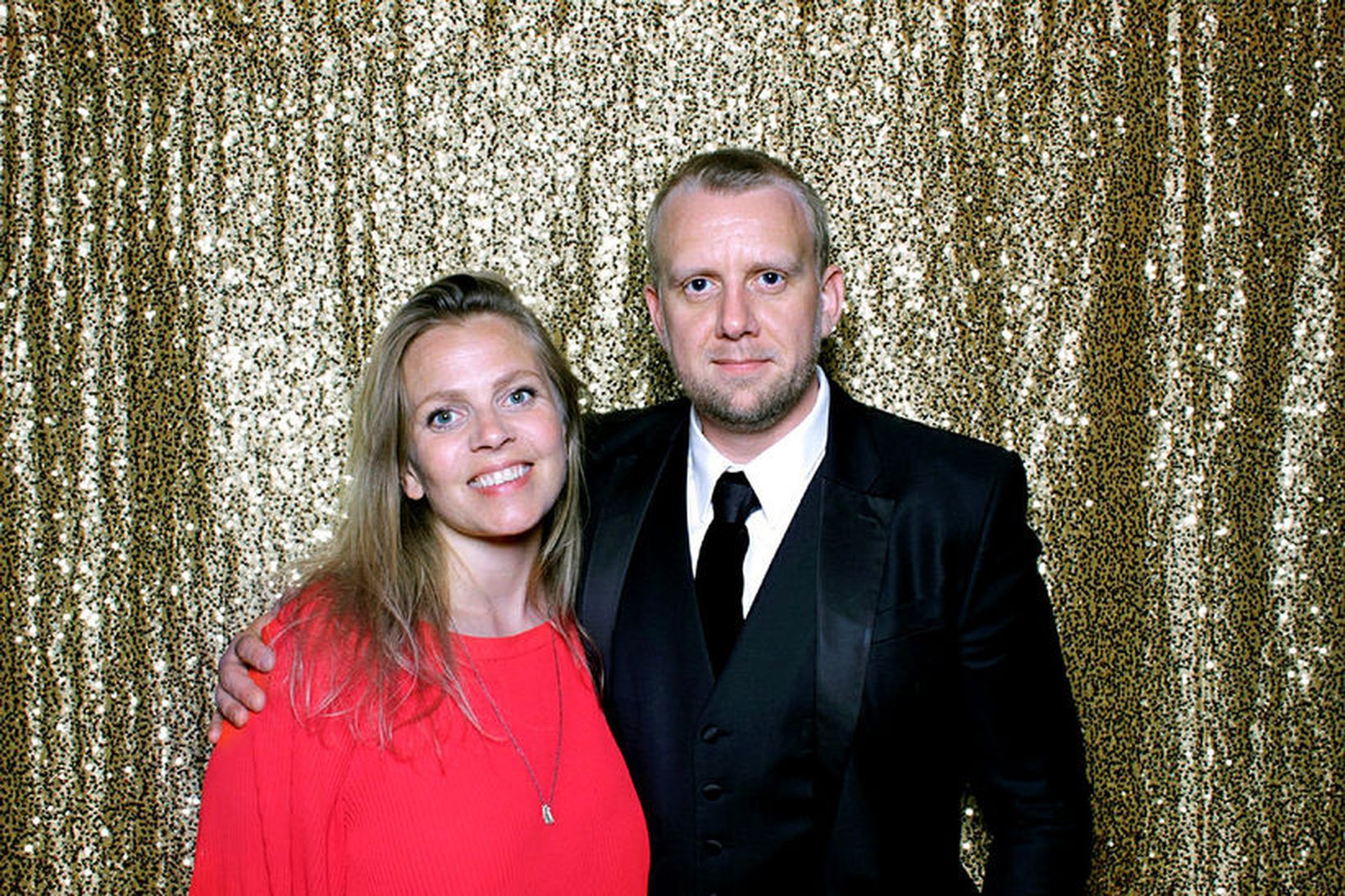 Katrín Rut Bessadóttir og Helgi Seljan.