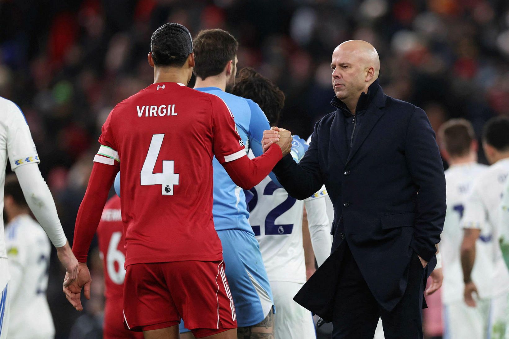 Slot fékk fallega kveðju frá van Dijk