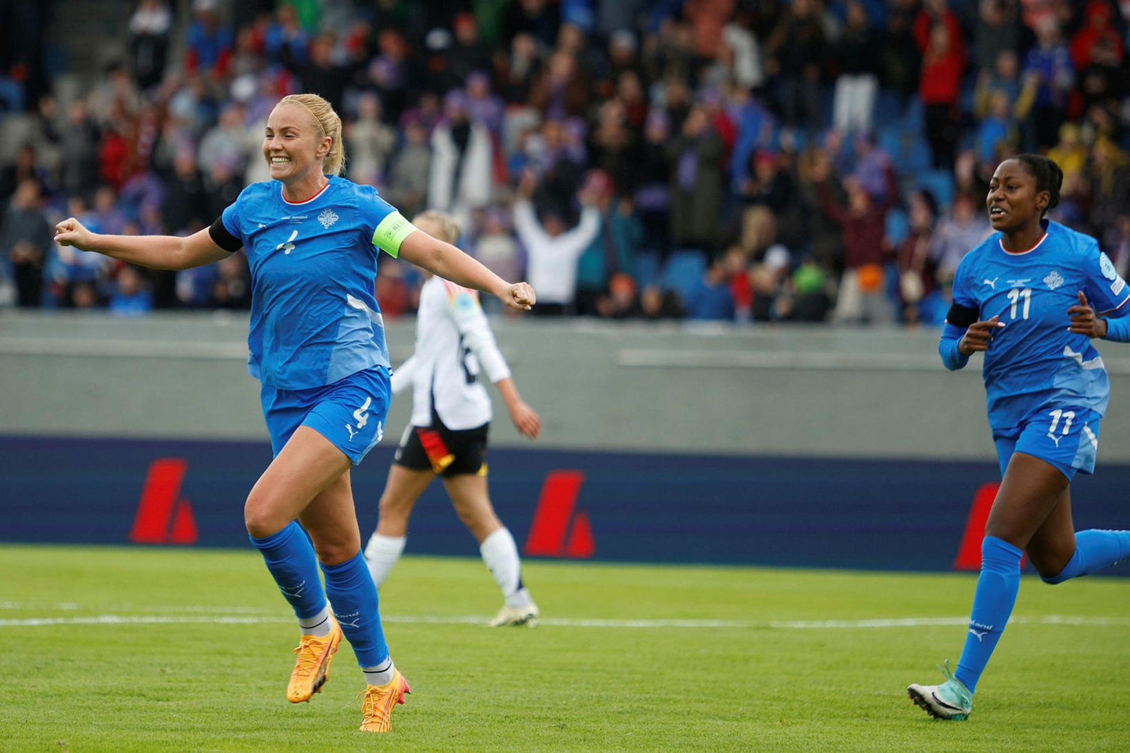 Glódís Perla Viggósdóttir er á leið á Evrópumótið í Sviss …