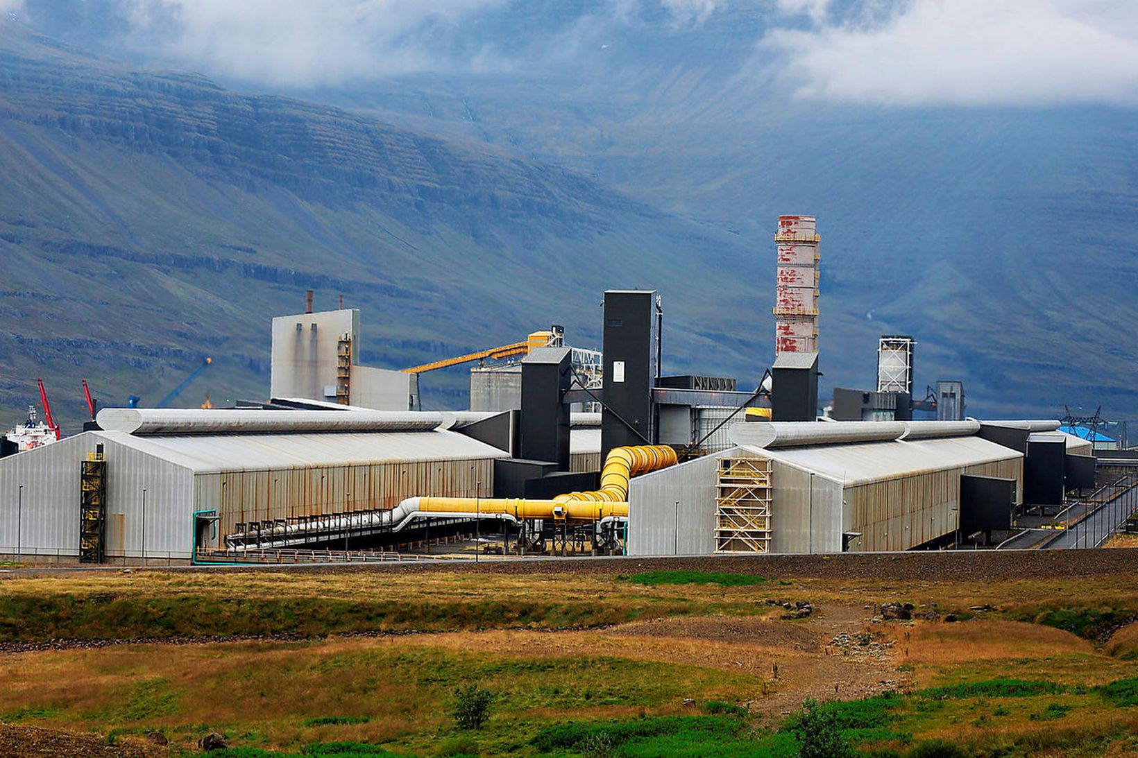 Alcoa Fjarðaál á Reyðarfirði.