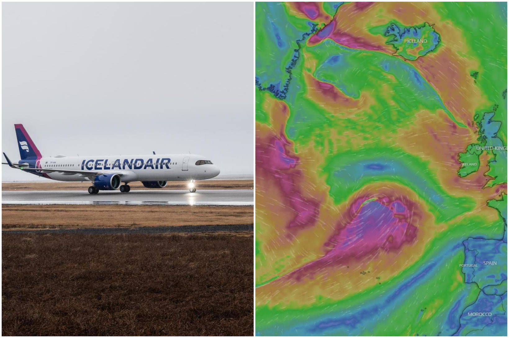 Mögulega raskanir á flugi til Írlands og Skotlands