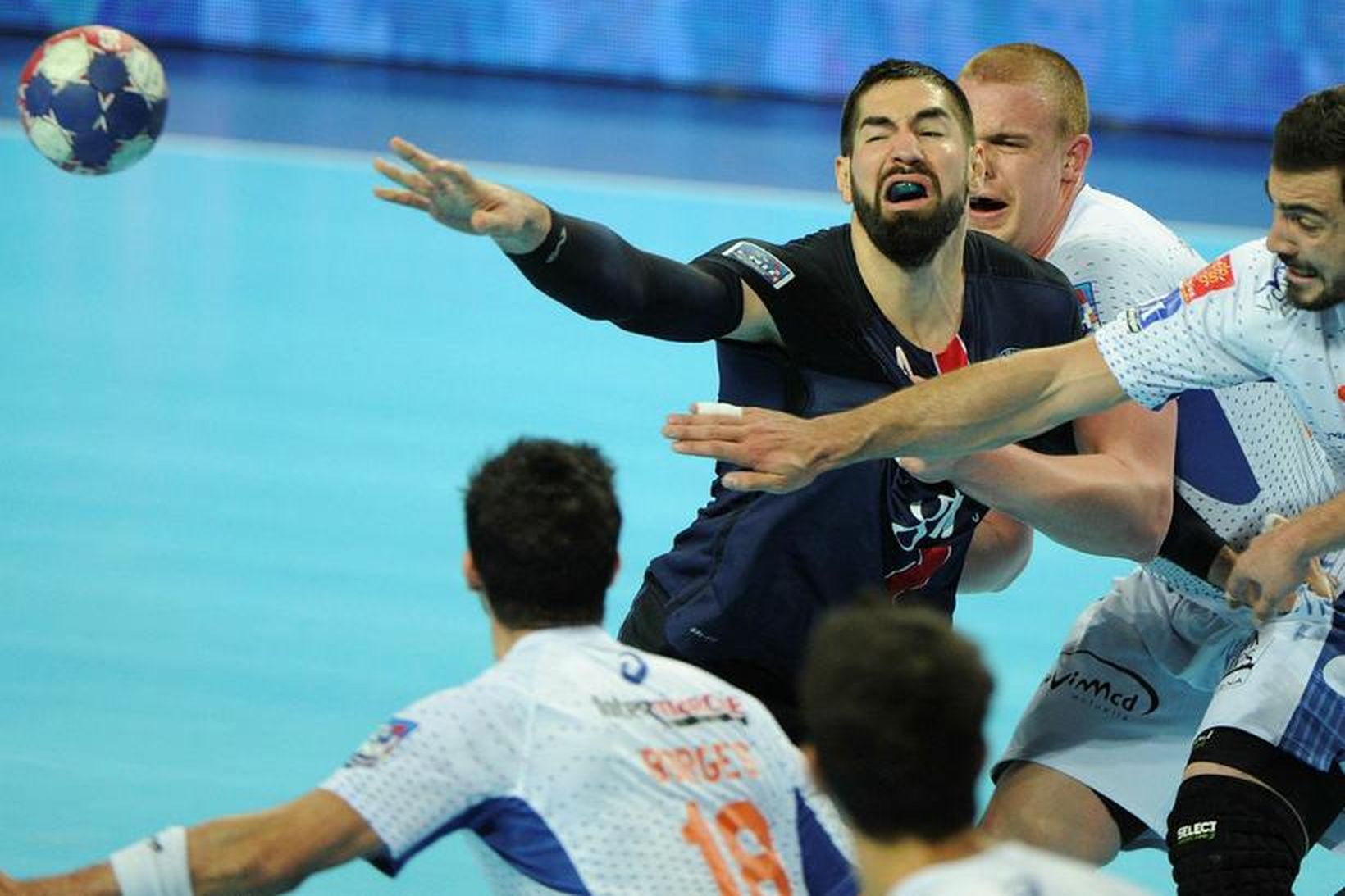 Nikola Karabatic skoraði 6 mörk fyrir Paris SG.