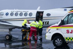 Lífsbarátta Páll Steingrímsson lá milli heims og helju í tvo sólarhringa og var fluttur með …