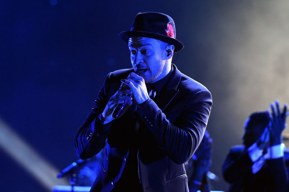 Justin Timberlake á Mawazine tónlistarhátíðinni í Rabat í Marokkó.