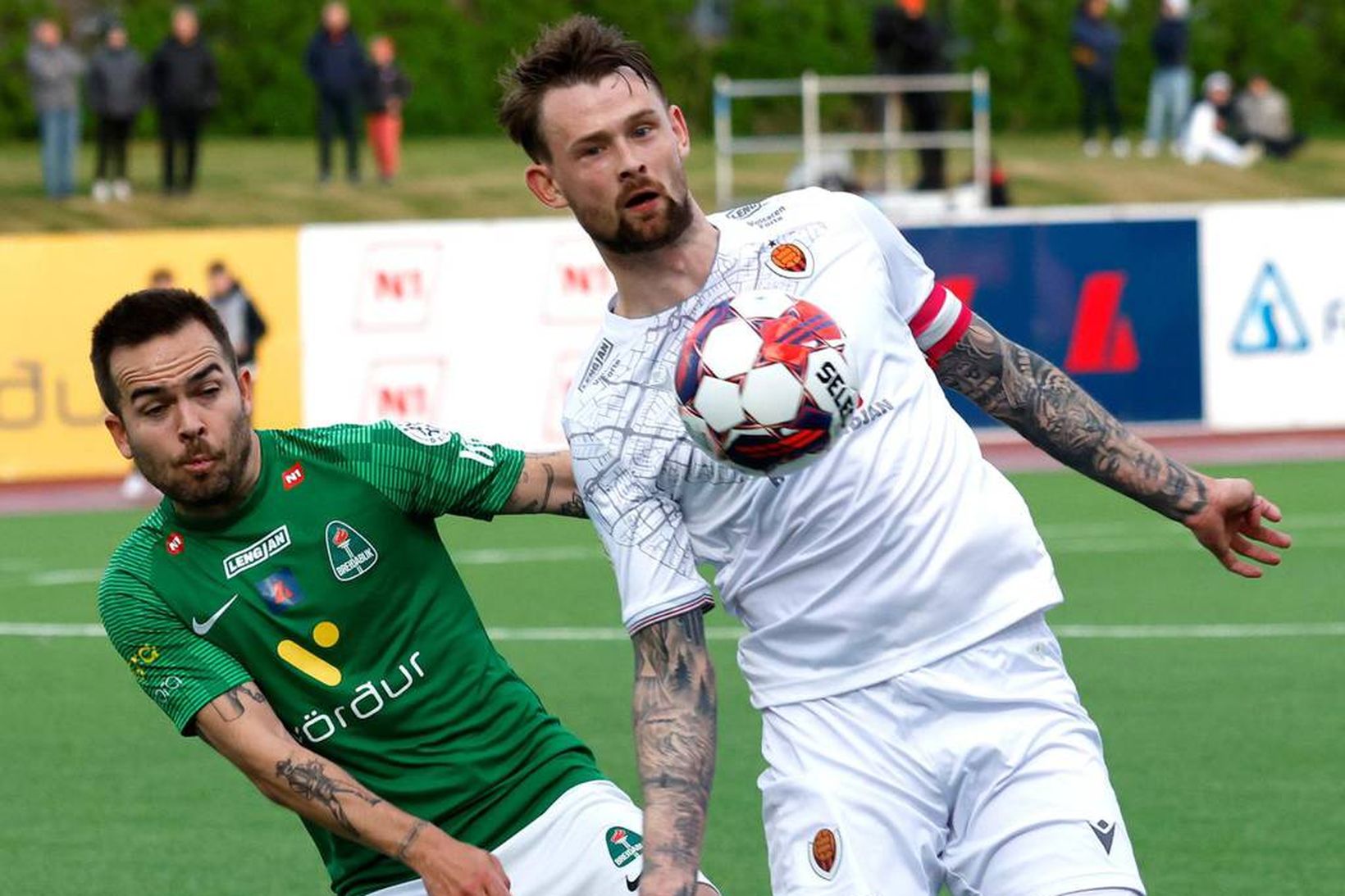 Kristinn Steindórsson og Nikolaj Hansen slást aftur um Íslandsmeistaratitilinn með …