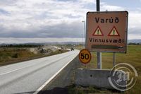 Vinnusvæði Varúð