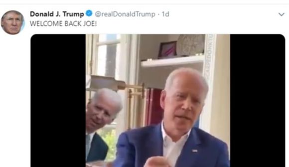 Trump hæðist að afsökun Biden