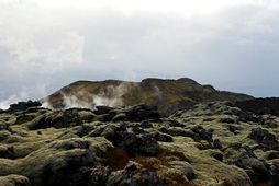 Um 80 jarðskjálftar mældust frá miðnætti til kl 16 í dag.