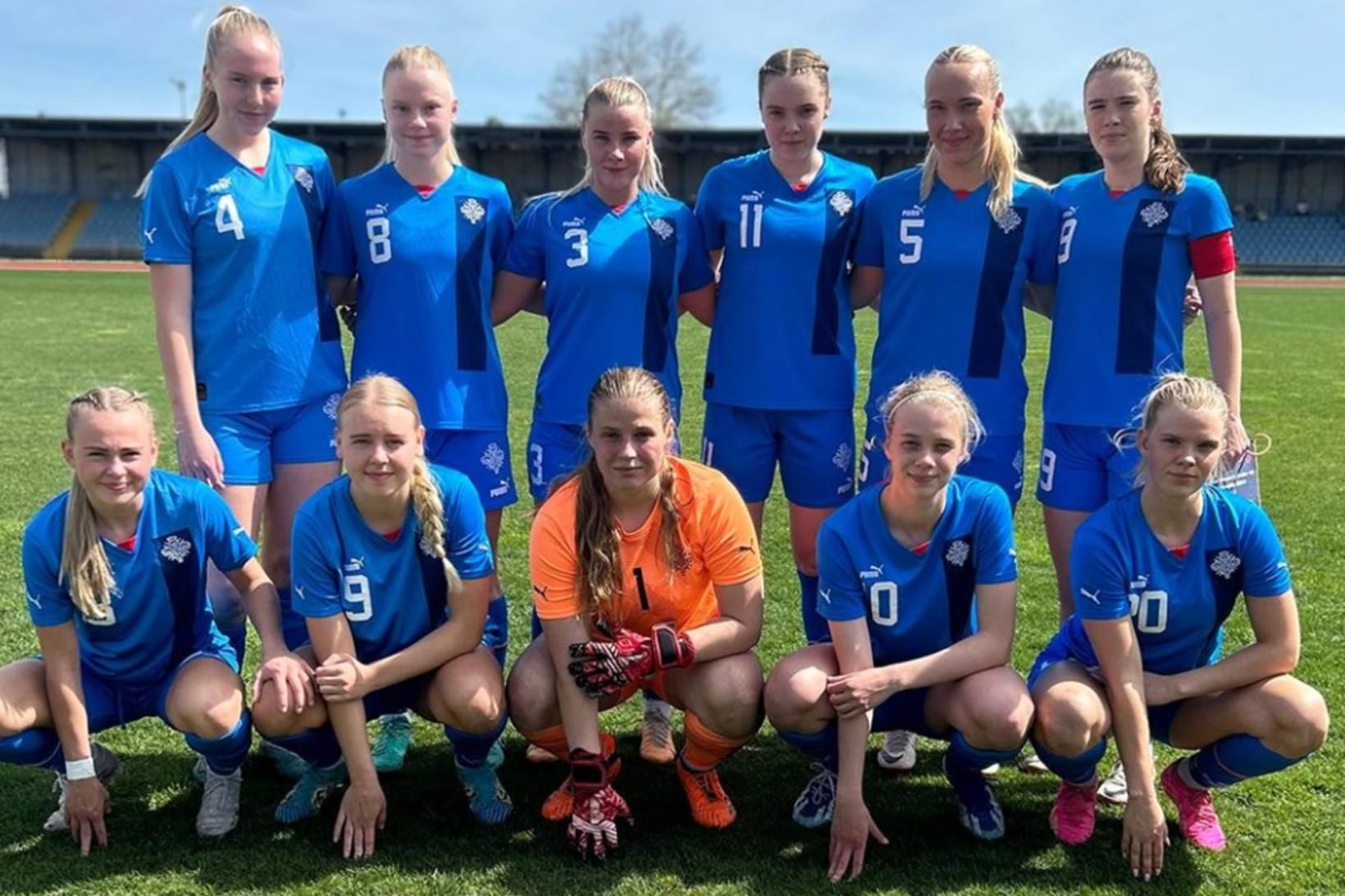 U19-ára landsliðið fyrir leik gegn Króatíu um helgina.