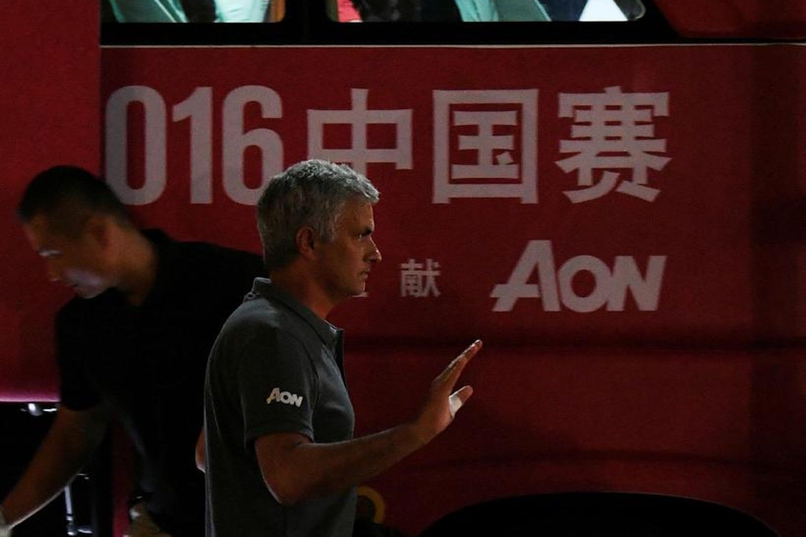 Mourinho og félagar eru farnir aftur til Manchester.