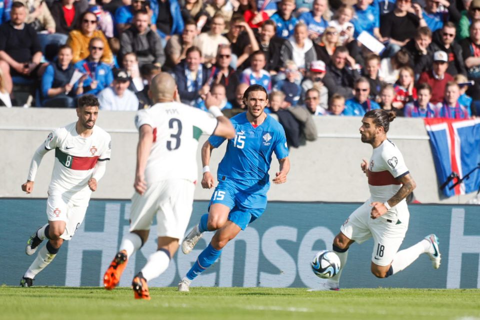 Bruno Fernandes, Pepe, Willum Þór Willumsson og Rúben Neves.