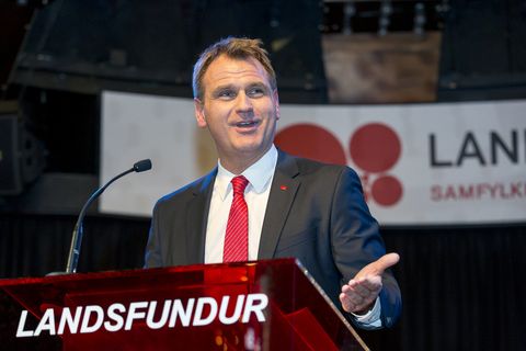 Árni Páll Árnason, chairman of the Social Democratic Alliance.