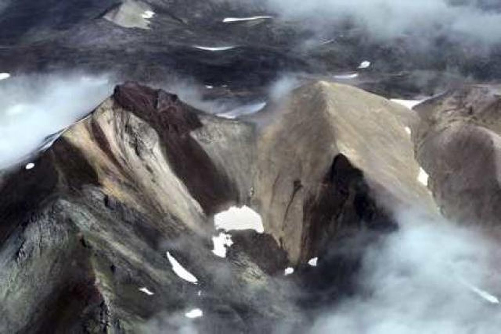 Megineldstöðin Ljósufjöll á Snæfellsnesi hefur mótað fjallendið frá Berserkjahrauni í …